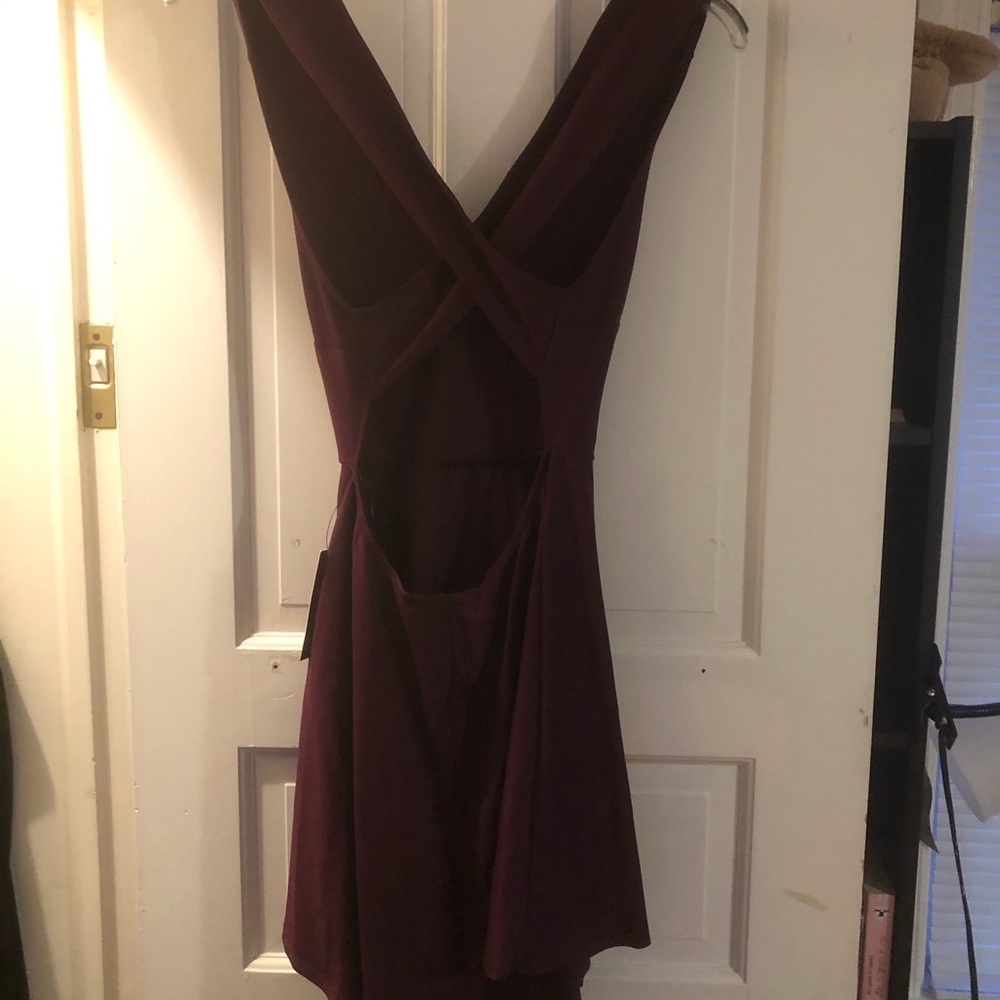 Red lulu lemon dress backless